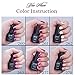 Y&S 8ML UV LED Soak Off Gel Nail Polish Glitter Nail Salon Manicure Starter Kit Including 6 Colours Gel Polish And Base Coat and Top Coat #009