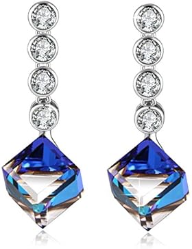 PLATO H Ewige Liebe Tropfen Ohrringe mit Swarovski Kristallen Quaste Rhinestones Ohrringe Bolzen Schmuck Geschenke...