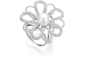 BEITO Anello Fibbia Strass Donne Sciarpa Del Clip Perni Metallici E Regali Spille Scialle Fibbia Per Le Donne Anello Clip Dei Monili (Argento)