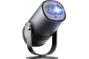 ‎DANGBEI Dangbei Freedo Mini Beamer, Smart Portable Projektor, Google TV mit Lizenziertem Netflix, Tragbarer Beamer mit Verstellbarem Ständer, 450 ISO Lumen, integrierter Akku, 2.5 Stunden Spielzeit