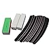 Sanwood 13Pcs Sanding Files Buffer Block Nail Art Manicure Tools (Black Curved Nail File Set)