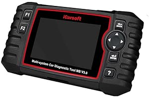 iCarsoft MB V3.0 professionelles und leistungsstarkes Universal Diagnosegerät für Mercedes/Sprinter/Smart Fahrzeuge mit 10 cm TFT- Farbbildschirm, OBDII Funktionen, CANBUS