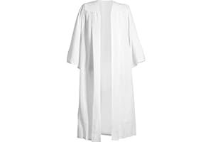 ASHINGTON CEREMONIAL GOWNS Ashington Unisex Open Front Church Choir Robe - Flat Pleat Gown Available