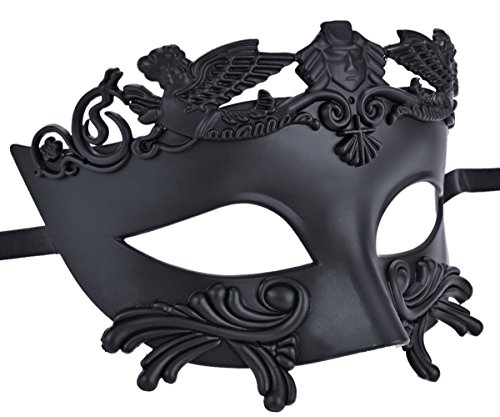 Coofit Mens Maskerade Maske Gesicht Griechischen und Römischen Stil Venezianische Halbmaske - 2