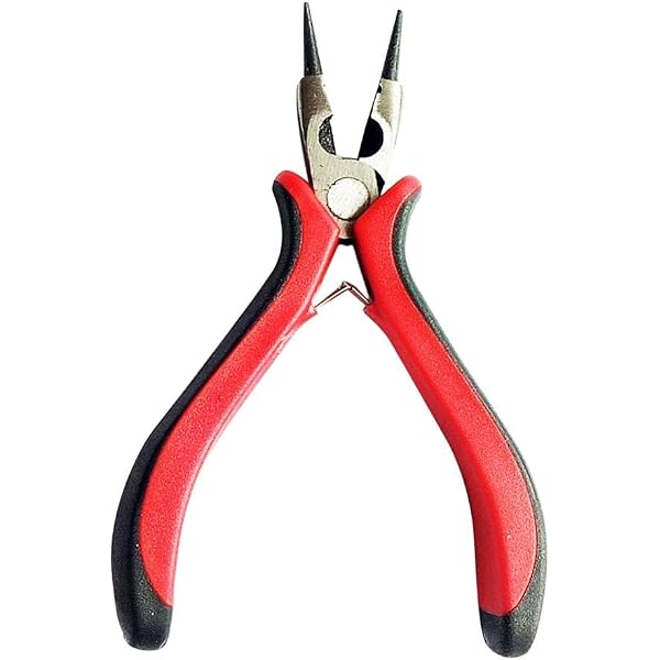 4inLoveMe 5.5-Inch Thin Flat Needle Nose Pliers – Teflon Coated, Anti-Slip Grip For Jewelry Making & PCB Repair
