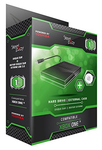Steel Play - Pack Disco Duro 1 TB + Adaptador + Carcasa Externa (Xbox One)