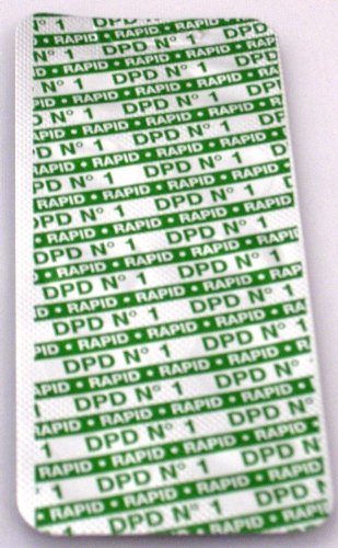 Pooltester / Mini-Tester für Chlor + pH mit je 20 Messtabs von well2wellness® - 4