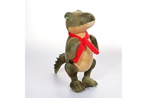 NILUTO 2022 Lyle Crocodile Pillow Doll, 11.80in Lyle Crocodile Stuffed Animal Toy for Movie Fans Gift, Crocodile Plush Toy, Soft Crocodile Pillow Doll for Kids and Adults (Brown)