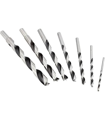 Fisch Black Shark Drill Bit Set 1/4 - 1 Inch | 7 Pc Imperial