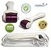 Produktbild derma-cit ® 1080 Nadeln Titan Micro Nadel Body Roller System Derma Roller für Falten, Narben, Akne, Cellulite Behandlung, erhöht die Aufnahme von Vitamin C Serum, Hyaluronsäure, und anderen Haut Care Produkte. Premium High Qualität, kommt in eine schützende Aufbewahrungs-/Reisetasche, versiegelt und sterilisiert (1,0 mm)
