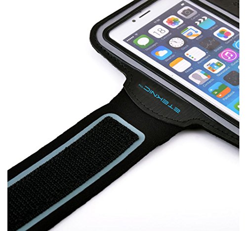 eTEKNIC iPhone 6 / 6s / 7 / 8 Armband iPhone 7 Running Armband , Sport
Armband for iPhone 8 Adjustable Holder for Sports, Running, Jogging,
Workout, Walking, Exercise, Fitness, Gym Protective Case [EXTENDER
STRAP INCLUDED] [4.7 Inch]