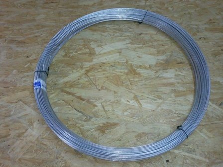 Spanndraht 2,5mm für Wildzaun Forstzaun Weidezaun Drahtzaun Verschiedene Mengen (250m) - 3