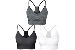 SEGRILA Brasier Sujetador Deportivo para Mujer, con Espalda Cruzada, con Tirantes Ajustables