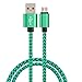Price comparison product image ULTRICS® Micro USB Cable 3ft - Fastest, Most Durable Charging Cable, with Durable Metal Shell, Nylon Braided & 10000+ Bend Lifespan for Samsung Galaxy, HTC, Nokia, Nexus, LG, Motorola, Android Smartphones Tablets
