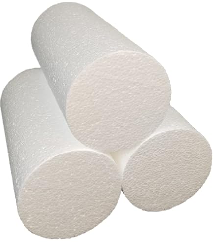 Crafare Bastelschaumblöcke – 12 Stück, 10,2x10,2x5,1 Cm, Polystyrol-Schaum Für Modellbau, Skulpturen & Dekoration