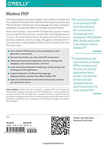 Book's Cover of Modern PHP