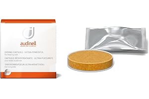 Audinell Pastilles déshydratantes - Déshumificateur systèmes auditifs - 2 Capsules - Déshumidifier aides auditives et embouts auriculaires