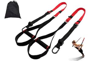 SAYHIA Schlingentrainer- High-End Sling Trainer,Schlingentrainer Sling Trainer Set mit Tasche,für unterwegs und für Zuhause, Home Workout, Home Gym- und Außenbereich