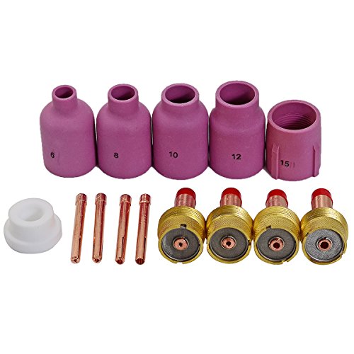 Großer Durchmesser WIG Gasdüsen keramik für PTA DB SR WP 17 18 26 WIG Brennerhals 14pcs