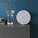 Produktbild GuoEY Modernes, minimalistisches Kreative Wanduhr Home Wohnzimmer Schlafzimmer Eingang Mute Uhr Kunst Zement, Glas Wanduhren (Farbe: Blau)
