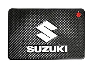 Zenlo Anti-Slip and Non-Sticky Car Dashboard Mat for Mobile Phones (Suzuki Design)