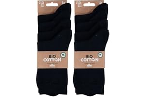 Lieblingsstrumpf24 by Koronowski 8 Paar Bio Baumwolle Socken ohne Naht Kinder Junge Mädchen Basic-Socken Öko-Tex Standard 100