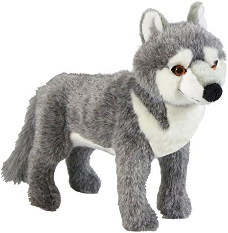 Heunec 246072 Mi Classico – Standing Wolf, Plush