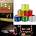 Produktbild KING DO WAY 5cm×3m Klebeband Warnklebeband Reflektorband Sicherheit Markierung Band Rot