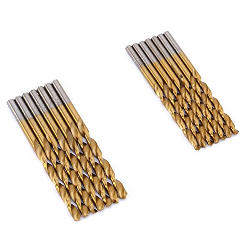 99 Stück Titanium beschichtet High-Speed-Stahl Bohrer Elektrowerkzeuge Werkzeug-Sets Tool Kit HSS-Bohrersets 1.5mm-10mm &Super Angebot - 4