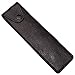 Genuine Leather Protective/Travel Case for Straight, Shavette and Barber Razors - Felt Lined by Parker Safety Razor