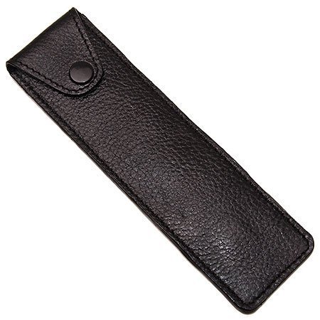 Genuine Leather Protective/Travel Case for Straight, Shavette and Barber Razors - Felt Lined by Parker Safety Razor