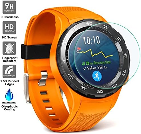 1x Huawei Watch 2 screen protection film, high-definition glass protective film