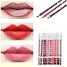 WLM Women's Lipliner Waterproof Lip Liner Pencil 15CM 12 Colors Per Set NEW by WLM