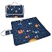 Produktbild COOSUN Solar- und Planeten, die orbits Picknick-Decke Tasche Handy Mat Schimmel resistent und wasserdicht Camping-Matte für rving, Picknickdecke, Strand, Wandern, Reisen und Ausflüge