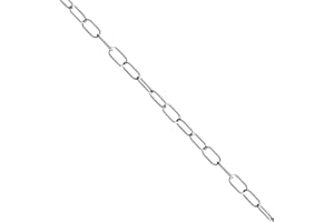 hannger Stainless Steel Chain, 2MM by 5M Small Strong Chain Link Chain, Light Duty Chainlink Utility Metal DIY Decorative Chain Key Chain Belt Chain Hanging Chain for Bird Feeder Planters Signs