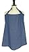 BebeChic * Top Quality 100% Cotton * Breastfeeding Covers * Boned Nursing Tops - with Storage Bag - deep cornflower / white dot