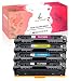 Produktbild True Image Kompatibel für HP 203X CF540X CF541X CF542X CF543X HP 203A CF540A Toner für HP Color Laserjet Pro M254 M254dw M254dn M254nw MFP M281 M281fdw MFP M281fdn MFP M281cdw MFP M280nw M280 Durcker
