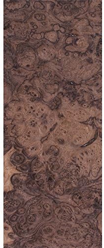 Walnut Burl 4 Way Match Veneer Pack, 8x18 4pc by Sauers