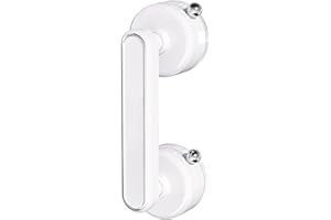 KAFENDA nouvelle poignée de ventouse puissante, poignée de porte et de fenêtre en verre, armoire, poignée auxiliaire de meubles, installation sans perçage, amovible (Grand blanc)