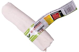 LIFEBOUND Os à mâcher Naturel pour Chiens – Délicieuse friandise à mâcher pour l'hygiène Dentaire – pour Tous Les Chiens (12,7cm, Nature)