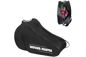 HAOZAIKEJI Roller Skate Bag for Adults Kids Unisex Ice Skating Bag Inline Skate Bag Adjustable Shoulder Strap Skating Shoes Storage Bag Roller Skates Accessories for Ice Skate, Inline Skate, Roller Boots
