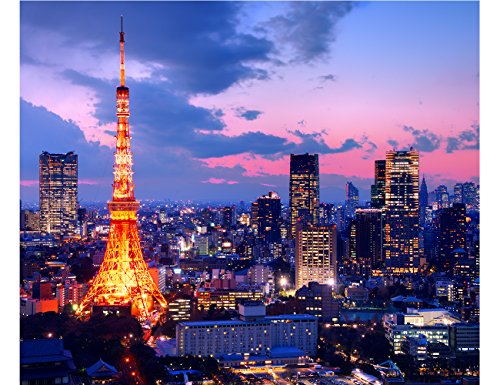 Preisvergleich Produktbild Fipart DIY Diamant-Malerei Kreuzstich Bastelset ,Wohnzimmerwandaufkleber Dekor, Stadt (14X18inch / 35X45CM)