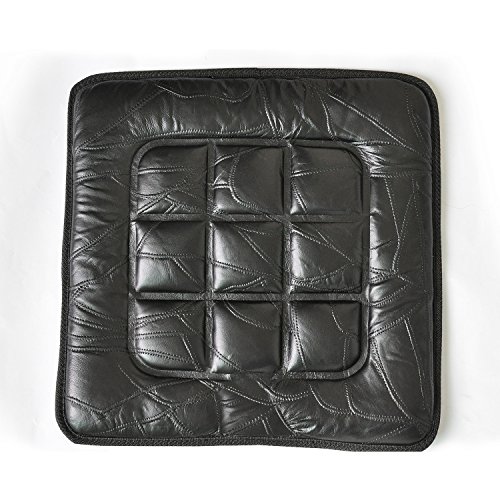 Leather Car Seat & Office Chair Cushion Leather Black