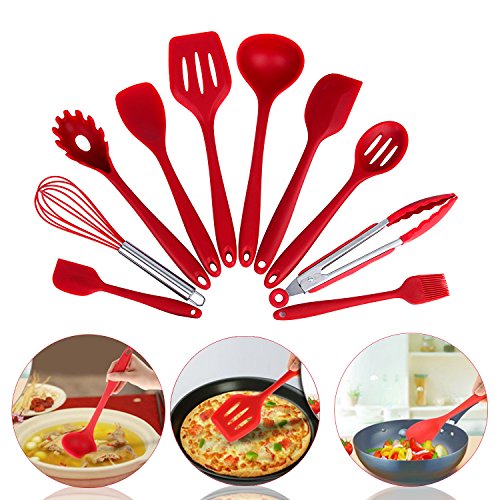 Hakkin 10 Stckset Silikon Kchenhelfer Kchenutensilien Kchenpinsel Schneebesen 2 Spatel Pasta Gabel Zange Schlitzlffel Lffel Spatel Werkzeuge Schlitz Turner Hakkin 10 Stckset Silikon Kchenhelfer Kchenutensilien Kchenpinsel Schneebesen 2 Spatel Pasta Gabel Zange Schlitzlffel Lffel Spatel Werkzeuge Schlitz Turner
