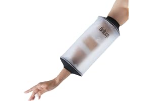 belltop Protector PICC brazo impermeable ducha. Picc line cover - protector escayola brazo/codo. Manga PICC/funda reutilizable cubre vendaje: cubre escayola: sensor glucosa, catéter picc, codera.