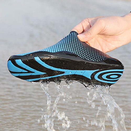 Sixspace Unisex Strandschuhe Aquaschuhe Schwimmschuhe Badeschuhe Wasserschuhe Surfschuhe mit Rutschfeste Sohlen für Damen Herren Kinder - 5