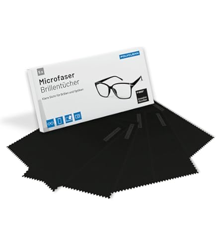 Panni In Microfibra Per Occhiali - 14 Pezzi, 15x18cm, Per Pulizia Lenti E Schermi - Foto 10