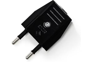 creative cables - Spina Europea Creative Plug 2 poli 10A - Nero