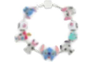 Cartoon Pulsera simyron Cartoon Pulsera con Dios Brillantes, Cartoon Pulsera con dijes Ajustable 17cm Cartoon Pulsera con dijes Pulseras de joyería para Mujer para Regalo