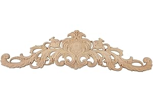 Oniissy Dekorative Zierleisten aus Holz für Wand, Tür, Schrank, Spiegel, Ornament, traditioneller europäischer Stil, handgefertigt, 30 x 8 x 0,8 cm